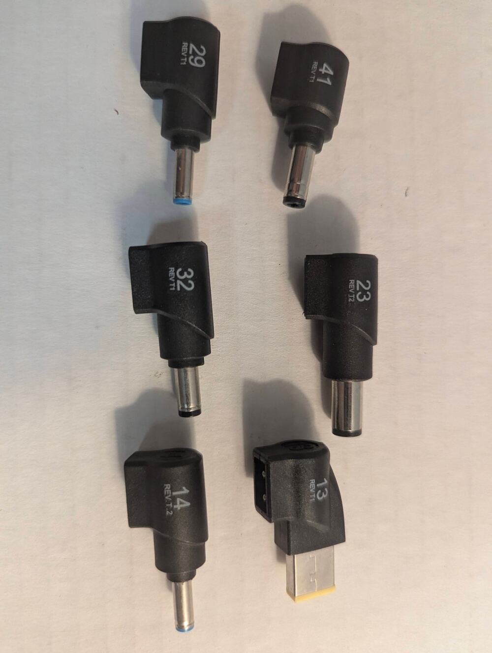 Universal Laptop DC Power Adapter Tips Replacement Connector Set Lot 7 Pc